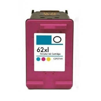 Tinteiro HP 62XL C2P07A Tri-Color Compatível