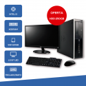 Desktop Recondicionado HP 6200 i3-2Gen/4Gb/SSD120GB/W10PRO + Monitor LG 19" + Teclado e Rato
