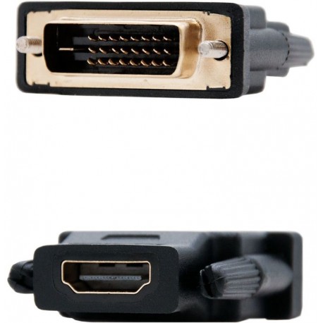 Adaptador Nanocable DVI 24+1/M-HDMI/F