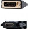 Adaptador Nanocable DVI 24+1/M-HDMI/F