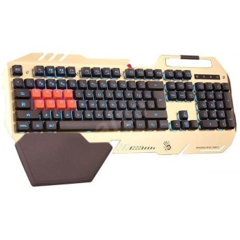 Bloody B418 - 8 Light Strike Gaming Keyboard Gold