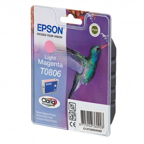 Tinteiro Original Epson T0806 Magenta Claro