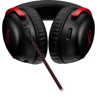 Headset HyperX Cloud III DTS Preto/Vermelho