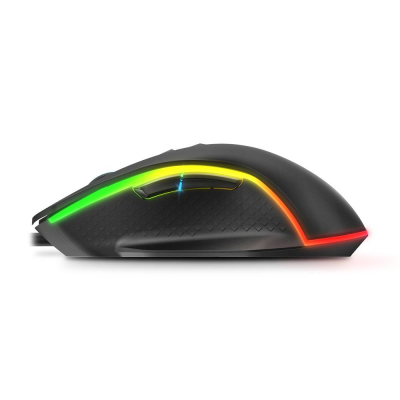 Rato Óptico Krom Keos 6400DPI RGB Preto