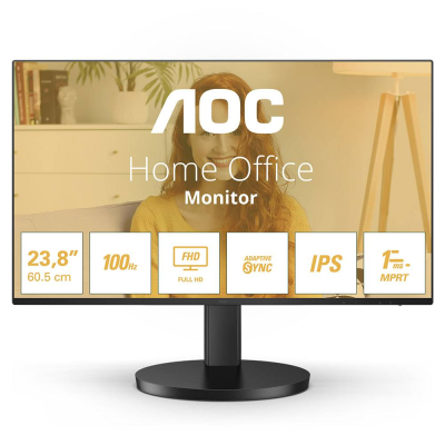 Monitor AOC 24B3HA2 IPS 23.8" FHD 16:9 100Hz Adaptive-Sync