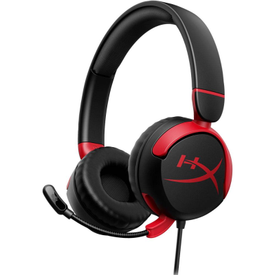 Headset HyperX Cloud Mini Wired Gaming Preto/Vermelho