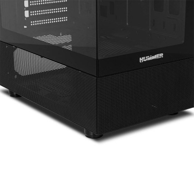 Caixa ATX Nox Hummer Vision Tempered Glass Preta Caixa ATX Nox Hummer Vision Tempered Glass Preta