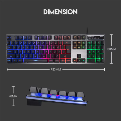 Teclado Fantech Fighter II K613L Teclado Fantech Fighter II K613L