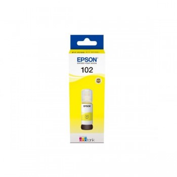 GARRAFA DE TINTA PIGMENTADA COMPATÍVEL EPSON 102 AMARELO C13T03R440