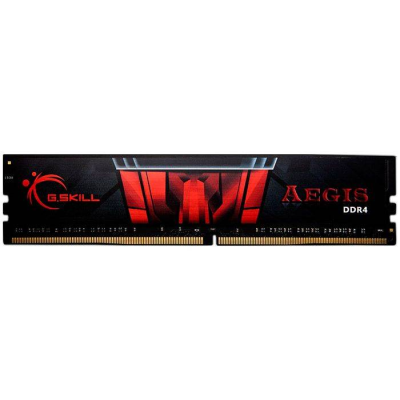 Memória RAM UDIMM G.SKILL Aegis 8GB (1x8GB) DDR4-3200MHz (Intel XMP) CL16 (16-18-18-38) 1.35V Preta Memória RAM UDIMM G.SKILL Aegis 8GB (1x8GB) DDR4-3200MHz (Intel XMP) CL16 (16-18-18-38) 1.35V Preta