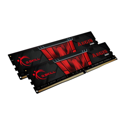 Memória RAM UDIMM G.SKILL Aegis 16GB (2x8GB) DDR4-3200MHz (Intel XMP) CL16 (16-18-18-38) 1.35V Preta Memória RAM UDIMM G.SKILL Aegis 16GB (2x8GB) DDR4-3200MHz (Intel XMP) CL16 (16-18-18-38) 1.35V Preta