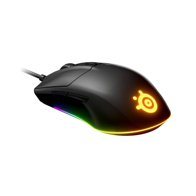 Rato Óptico Steelseries Rival 3 8500DPI Preto Rato Óptico Steelseries Rival 3 8500DPI Preto