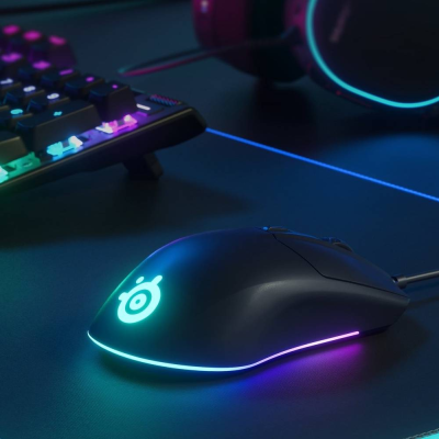 Rato Óptico Steelseries Rival 3 8500DPI Preto Rato Óptico Steelseries Rival 3 8500DPI Preto