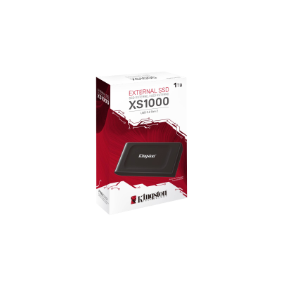 SSD Externo Kingston XS1000 1TB USB 3.2 Gen2 Preto