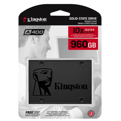 SSD 2.5" Kingston A400 960GB TLC NAND SATA III (6 Gb/s)