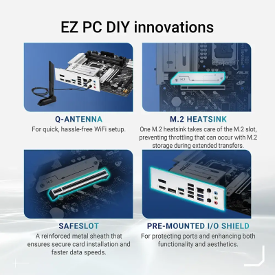 Motherboard Micro-ATX Asus Prime B860M-A WiFi Skt1851