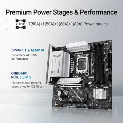 Motherboard Micro-ATX Asus Prime B860M-A WiFi Skt1851