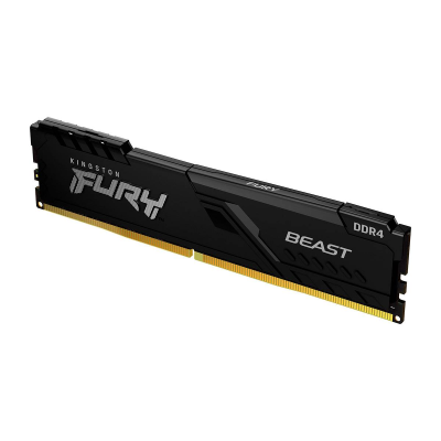 Memória RAM UDIMM Kingston Fury 16GB (1x16GB) DDR4-3200MHz (Intel XMP) CL16 (16-20-20) 1.35V Preta