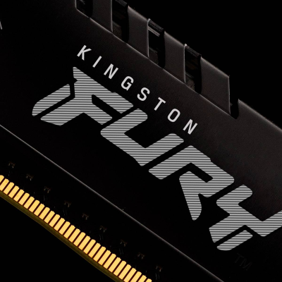 Memória RAM UDIMM Kingston Fury 16GB (1x16GB) DDR4-3200MHz (Intel XMP) CL16 (16-20-20) 1.35V Preta