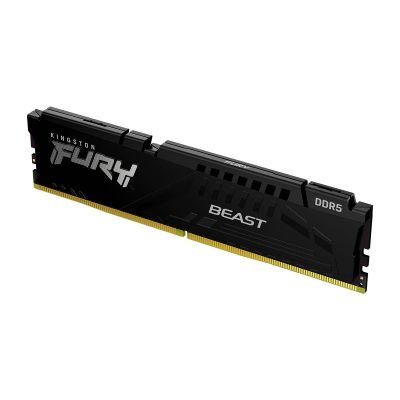 Memória RAM UDIMM Kingston Fury Beast 16GB (1x16GB) DDR5-5600MHz (Intel XMP) CL40 (40-40-40) 1.25V 1Rx8 Preta
