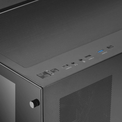 Caixa Extended-ATX Mars Gaming MCV3 RGB Vidro Temperado Preta