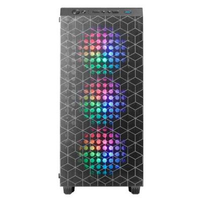 Caixa ATX Mars Gaming MC-MAG RGB Tempered Glass Preta
