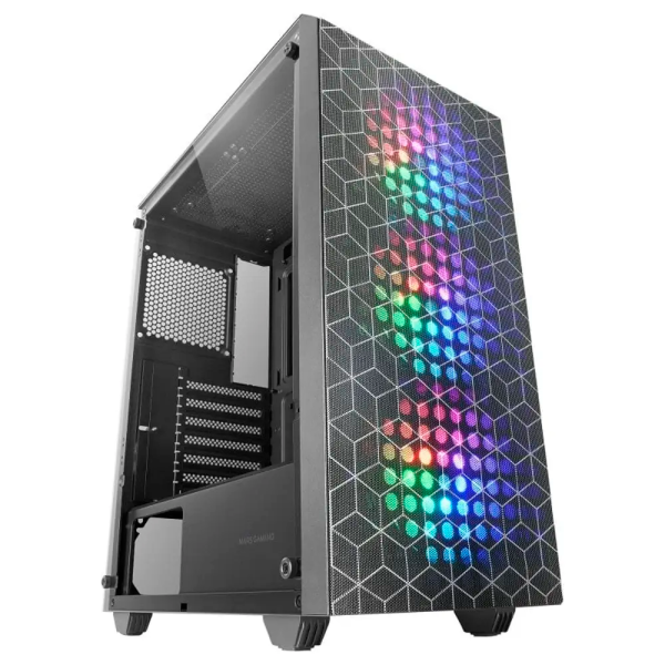 Caixa ATX Mars Gaming MC-MAG RGB Tempered Glass Preta