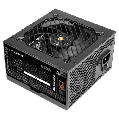 Fonte de Alimentação ATX Mars Gaming MPB650SI 650W 80 Plus Bronze Preta