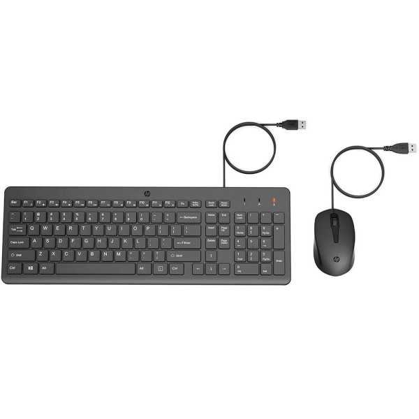 Teclado + Rato HP 150 USB Wired PT Preto