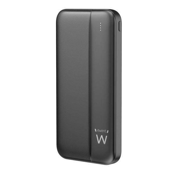 Powerbank Ewent EW1161 10000mAh Thin PD 22.5W Fast Charging Preta