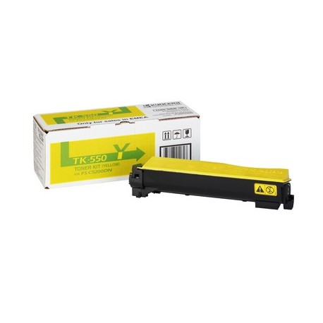 Toner Original Kyocera TK550Y - 6000 páginas
