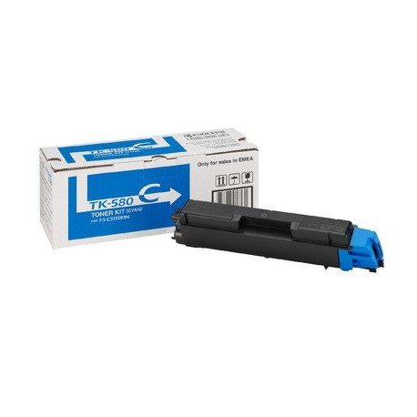 Toner Original Kyocera TK580C - 2800 páginas