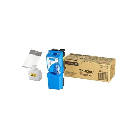 Toner Original Kyocera TK820C - 7000 páginas