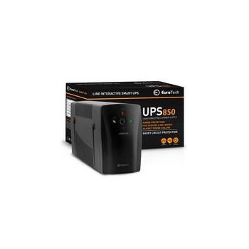UPS EUROTECH SMART UPS 850VA / 510W 1USB 2RJ45 2SCHUKO - Q3