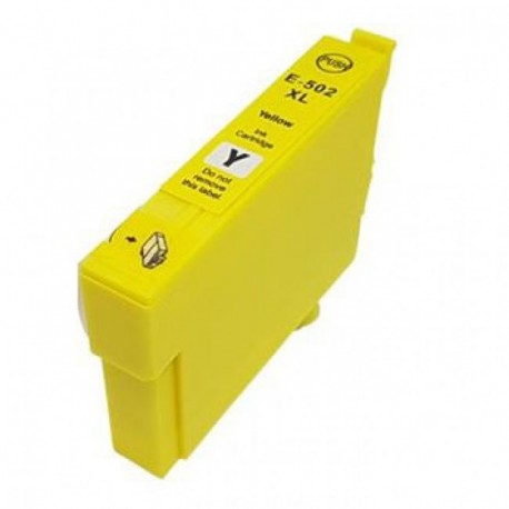 Tinteiro Compatível Epson 502XL Amarelo - T02W4 / T02V4  - C13T02W44010 / C13T02V44010